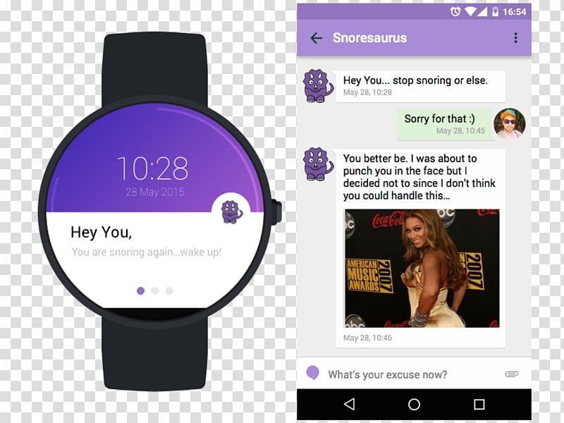 Moto 360 (2nd generation) Smartwatch Wear OS Motorola, snoring transparent background PNG clipart