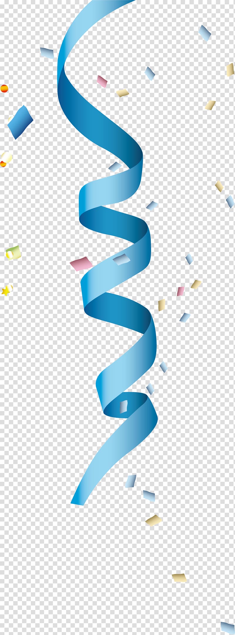 blue coil art, Blue Ribbon, Blue ribbon transparent background PNG clipart