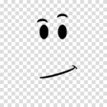 Roblox Face Avatar Smiley Face Transparent Background Png Clipart