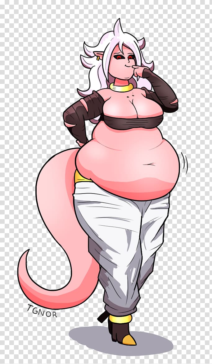 Majin Buu Dragon Ball FighterZ Goku Android, android 21 transparent background PNG clipart