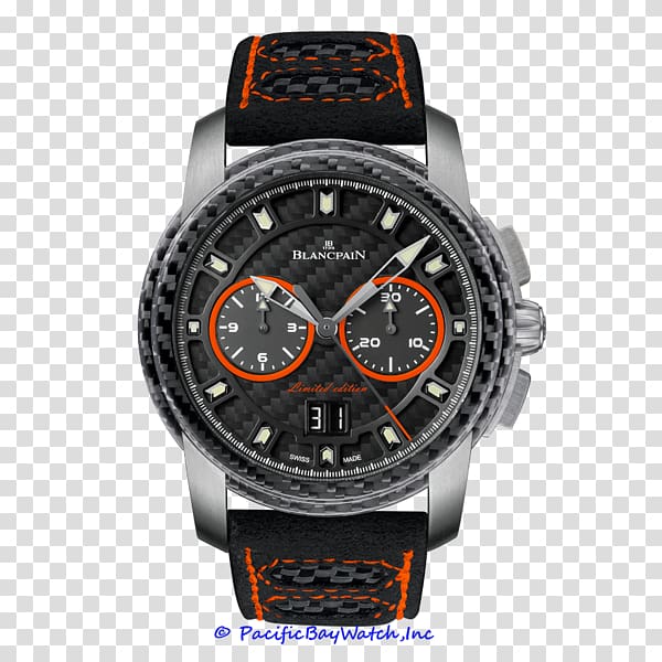 Flyback chronograph Automatic watch Blancpain, watch transparent background PNG clipart