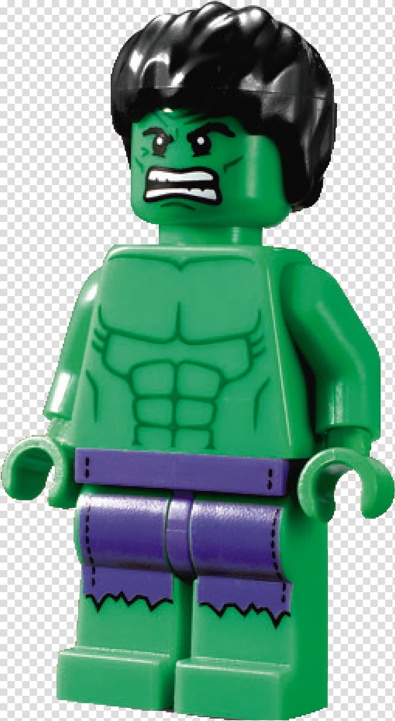 Hulk Lego Marvel Super Heroes Lego minifigure Lego Super Heroes, Hulk transparent background PNG clipart