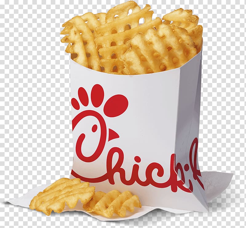 French fries Chicken sandwich Chick-fil-A Waffle Chicken nugget, french fries transparent background PNG clipart