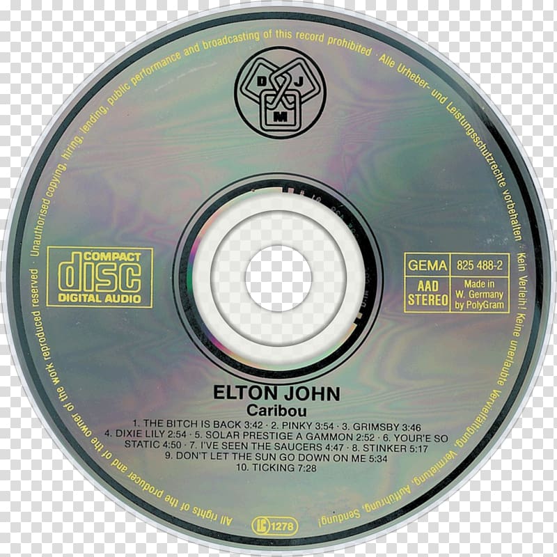 Compact disc Brand Disk storage, Elton John transparent background PNG clipart