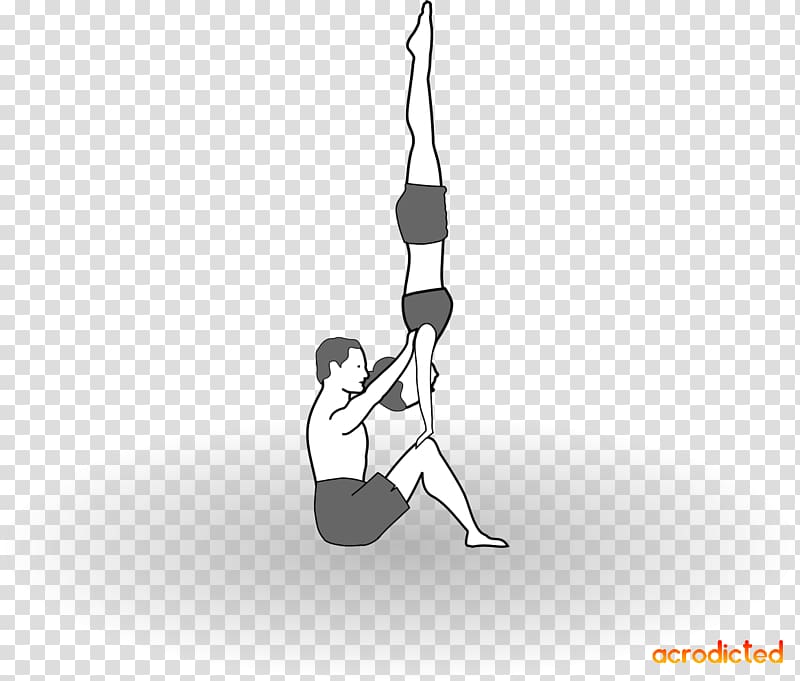Handstand Shoulder Physical fitness Arm, hand transparent background PNG clipart