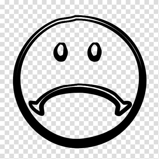 Sadness Smiley Face , Depressed Face transparent background PNG clipart