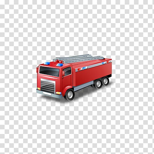 Car Fire engine Truck Vehicle Icon, Red fire truck free transparent background PNG clipart