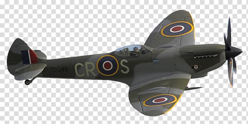 Supermarine Spitfire Airplane Aircraft Second World War Mk XVI, airplane transparent background PNG clipart