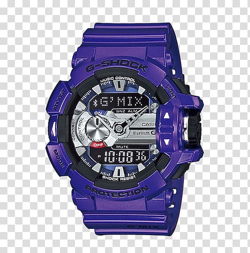 G-Shock GBA400 Watch Clock Casio, watch transparent background PNG clipart