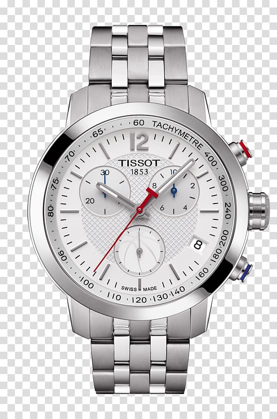 Tissot Men's T-Sport PRC 200 Chronograph Watch NBA, watch transparent background PNG clipart