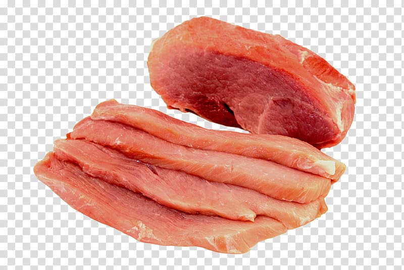 Ham Back bacon Veal Meat, ham transparent background PNG clipart