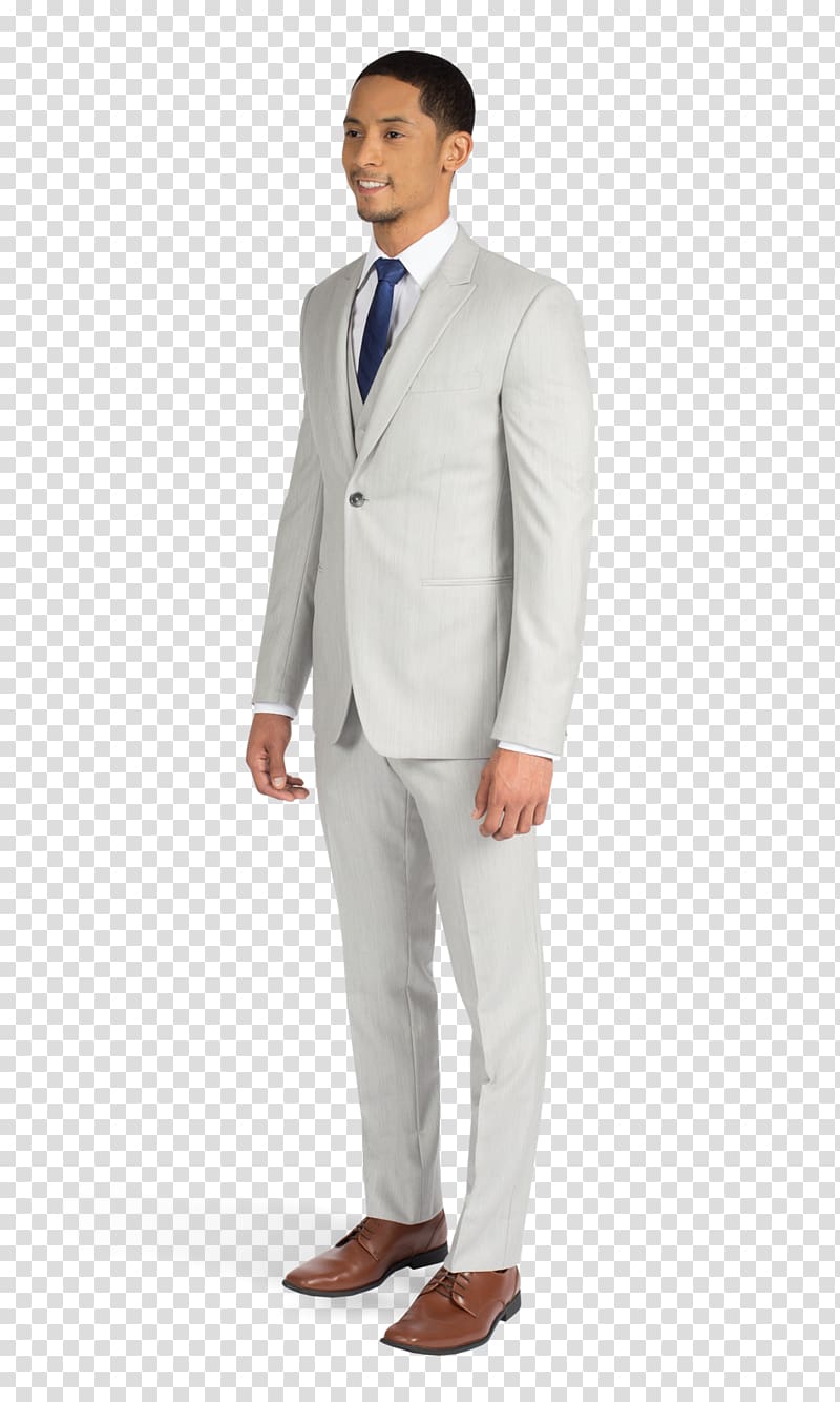 Blazer Ike Behar Necktie White Suit, suit transparent background PNG clipart
