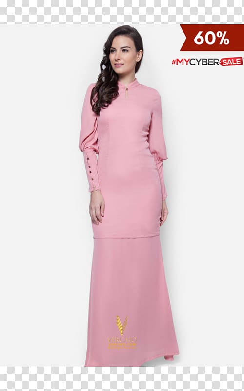 Baju Kurung Sleeve Malaysia Fashion Dress, dress transparent background PNG clipart