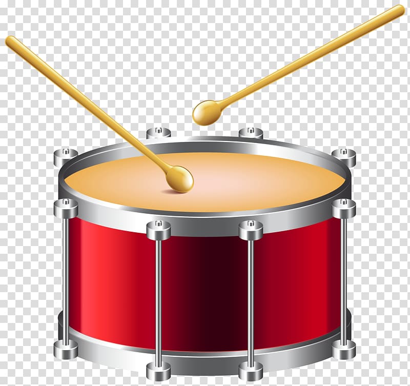red and silver snare drum illustration, Snare drum Drums , Snare Drum transparent background PNG clipart