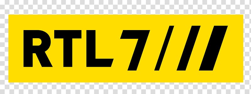 RTL 7 Television channel RTL Group RTL Nederland, yellow logo transparent background PNG clipart