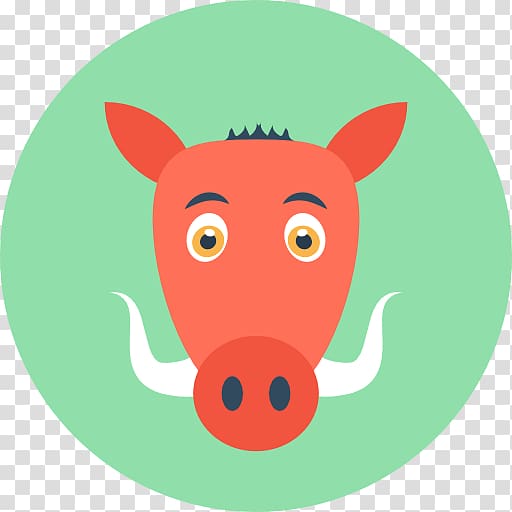 Computer Icons Ox Wild boar , bull transparent background PNG clipart