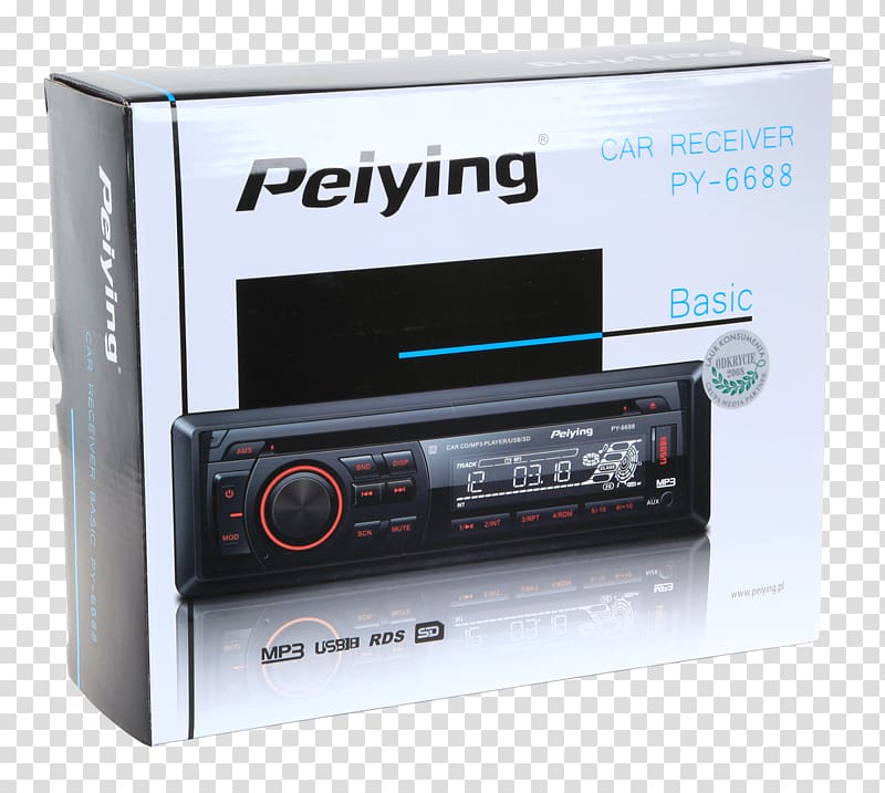 Radio receiver Vehicle audio FM broadcasting AV receiver, radio transparent background PNG clipart