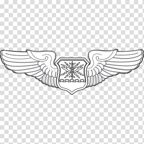United States Aviator Badge U.S. Air Force aeronautical rating 0506147919 Badges of the United States Air Force, military transparent background PNG clipart