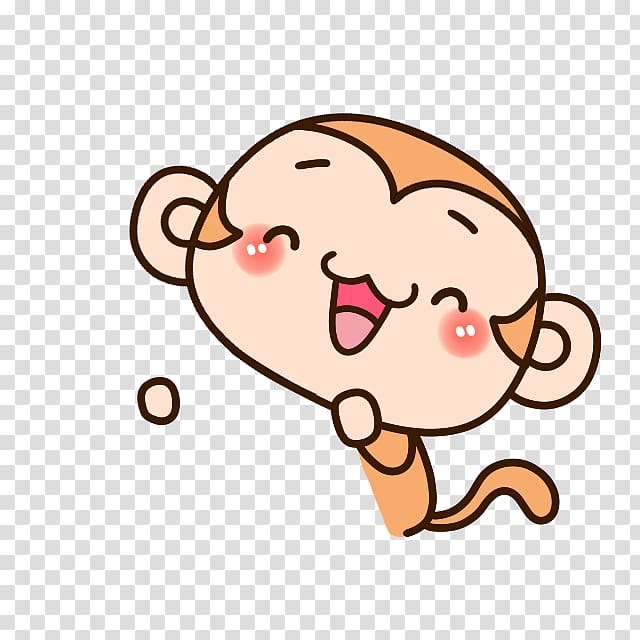Monkey, Cute monkey transparent background PNG clipart