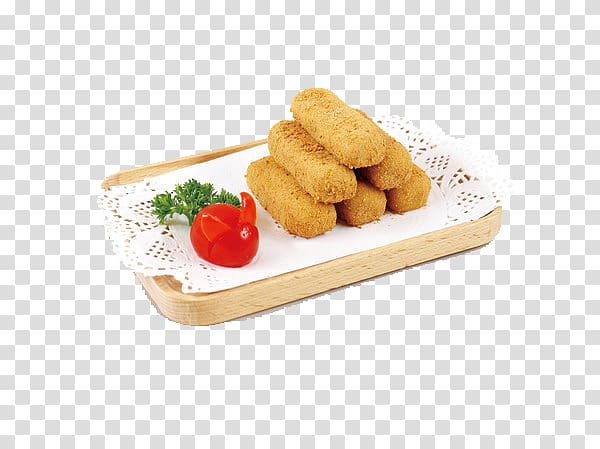 Chicken nugget Rice cake Croquette Mochi French fries, Chargging Glutinous Rice Rolls with Sweet Bean Flour transparent background PNG clipart