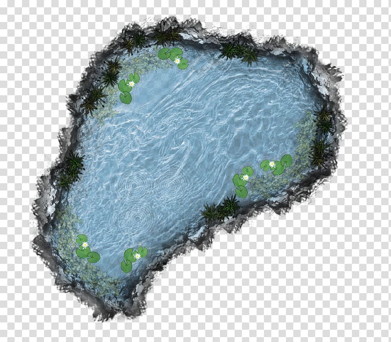 Pond Tile Map Game Art, overlay transparent background PNG clipart