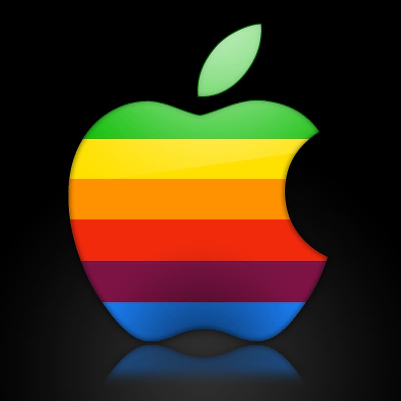 iPhone Apple Worldwide Developers Conference Logo Rainbow, apple transparent background PNG clipart
