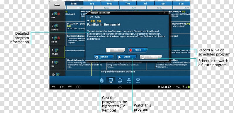 Computer program VBox Home TV Gateway Television show Live television, Lighting Control System transparent background PNG clipart
