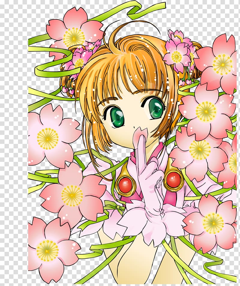 Cardcaptor Sakura Mangaka Art Euphemia Li Britannia Floral design, sakura transparent background PNG clipart