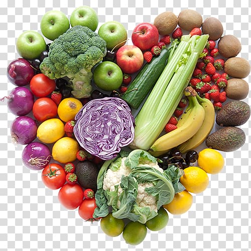 Vegetable Fruit Heart Food, nutrition transparent background PNG clipart