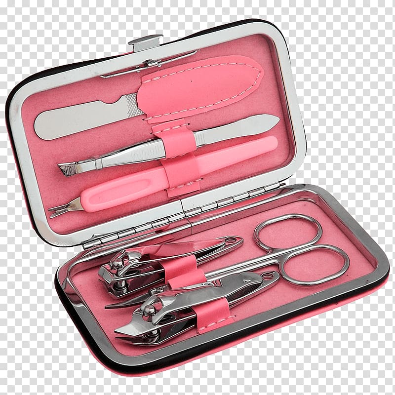 Pencil Set tool Pens Case, Manicure tools transparent background PNG clipart