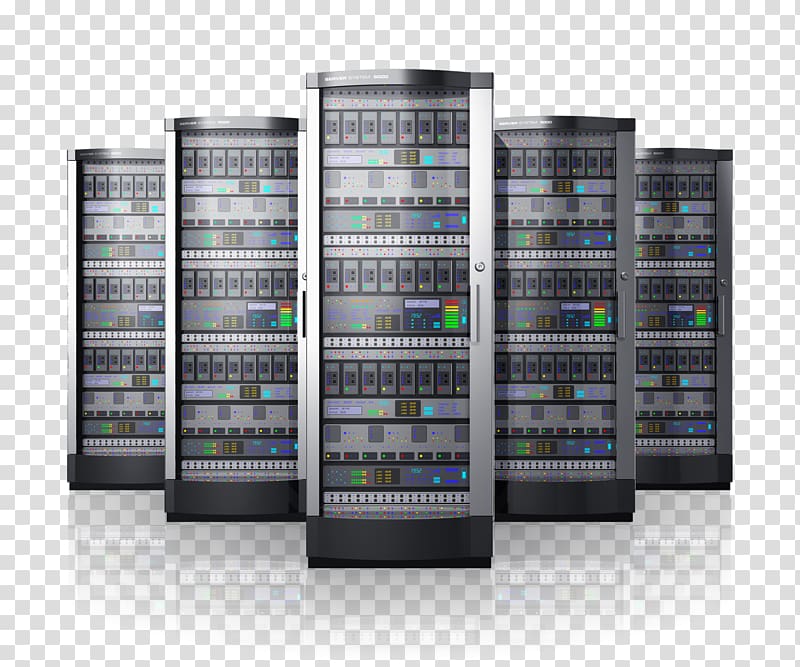 Data center Computer Servers Cloud computing Computer network , dedicated transparent background PNG clipart