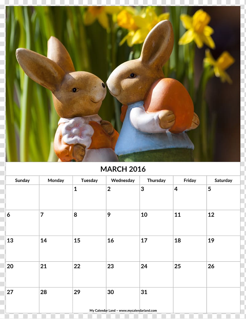 Easter Bunny Egg hunt Rabbit Easter egg, watercolor calendar transparent background PNG clipart