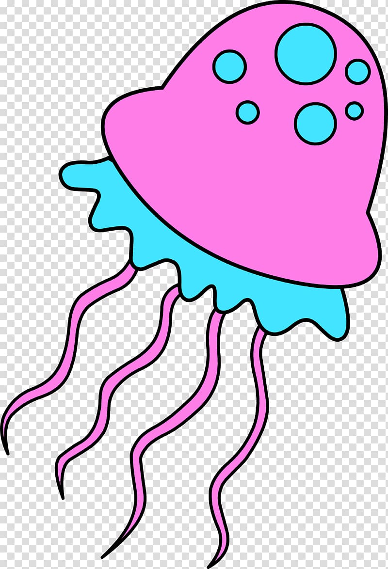 Blue jellyfish Ocean , Fish transparent background PNG clipart