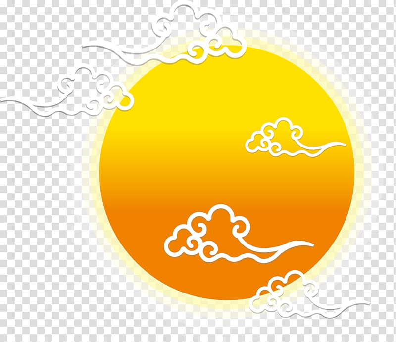 Line, Line Clouds Sun Chinese Wind transparent background PNG clipart