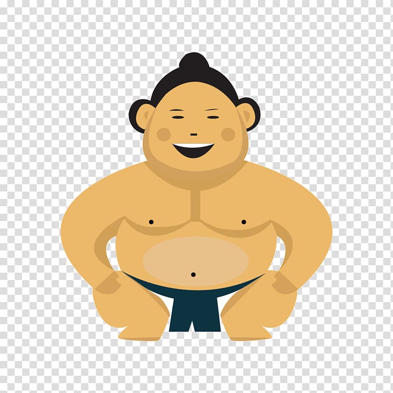 Sumo Japan Wrestling Rikishi, Sumo wrestler transparent background PNG clipart