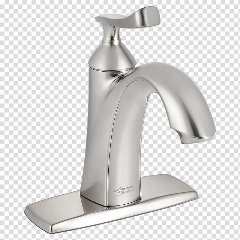 Brushed metal Tap Sink American Standard Brands EPA WaterSense, faucet transparent background PNG clipart