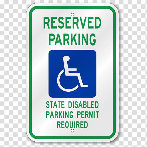 Disabled parking permit Disability Car Park Sign Americans with Disabilities Act of 1990, handicap parking symbol transparent background PNG clipart