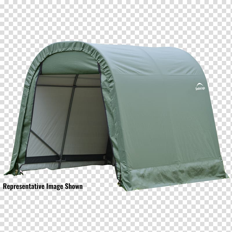 ShelterLogic Round Style Shelter Shed Canopy Frames Garage, round green transparent background PNG clipart