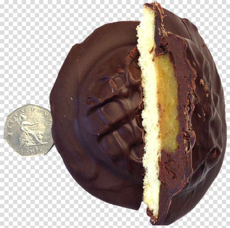 Jaffa Cakes Chocolate truffle Cream Praline, chocolate transparent background PNG clipart