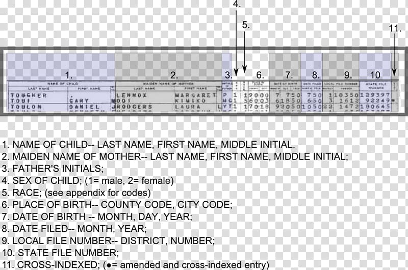 California Birth Index Birth certificate Social Security Death Index, birth to mortality transparent background PNG clipart