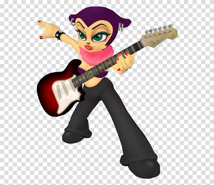 Bass guitar Figurine Action & Toy Figures Double bass Character, Bass Guitar transparent background PNG clipart