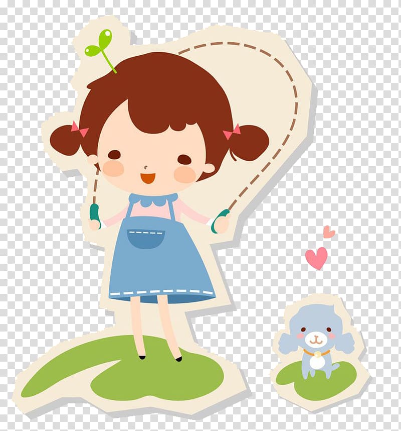 Child Illustration, Creative little girl transparent background PNG clipart