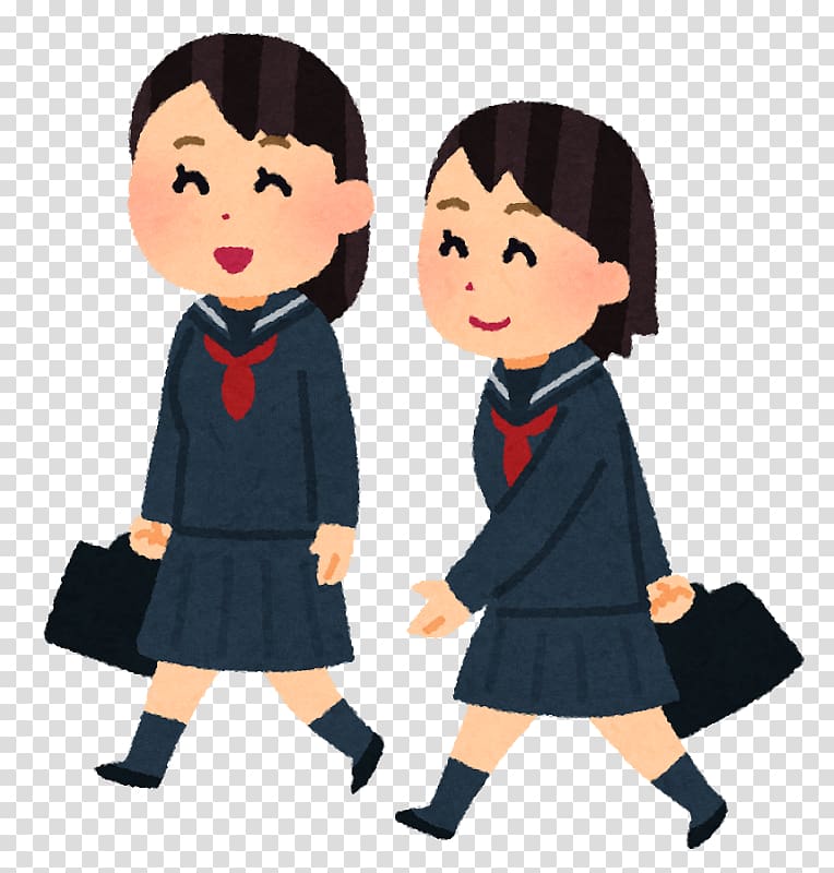 Student transport いらすとや Middle school, student transparent background PNG clipart