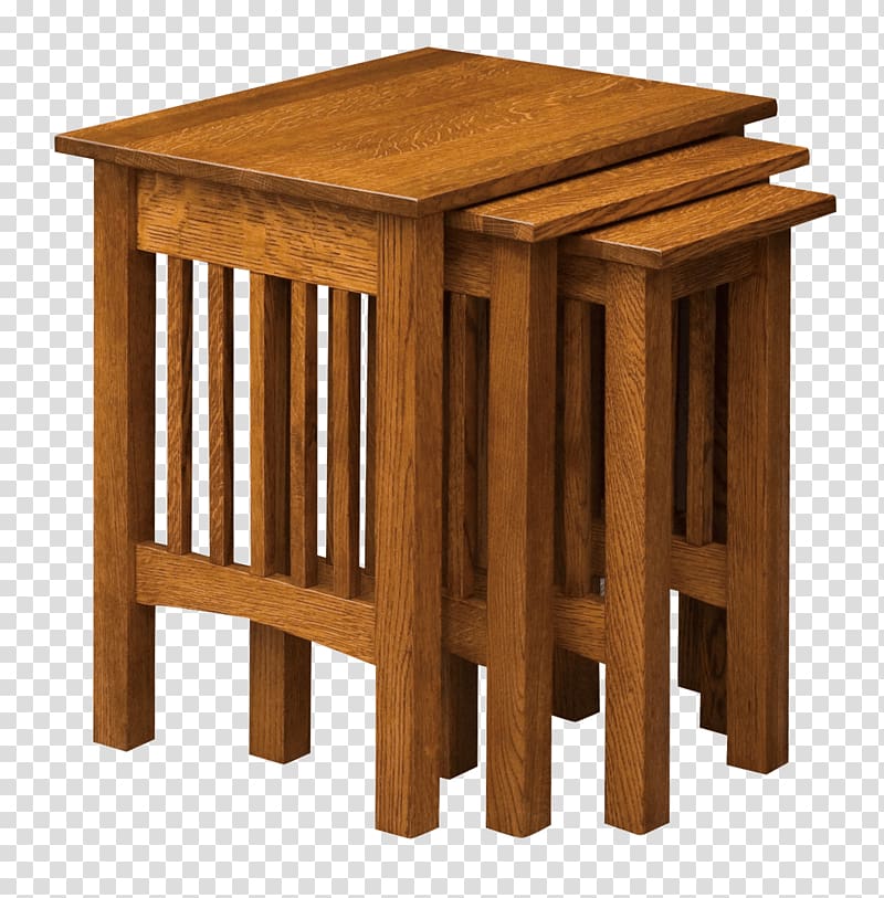 Bedside Tables Mission style furniture Amish furniture, solid wood cutlery transparent background PNG clipart