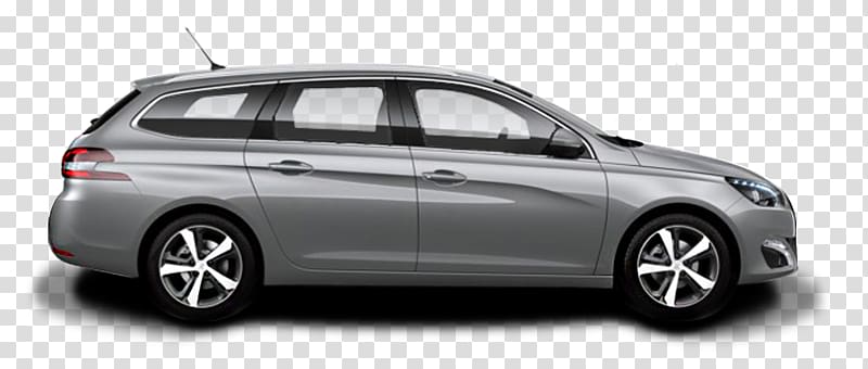 Compact car Minivan Peugeot Mid-size car, Peugeot 308 transparent background PNG clipart