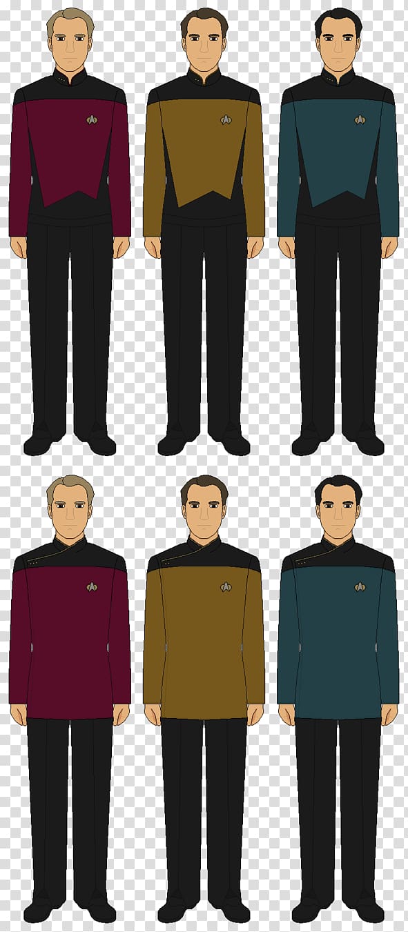 Star Trek uniforms Clothing T-shirt Starfleet, uniform transparent background PNG clipart