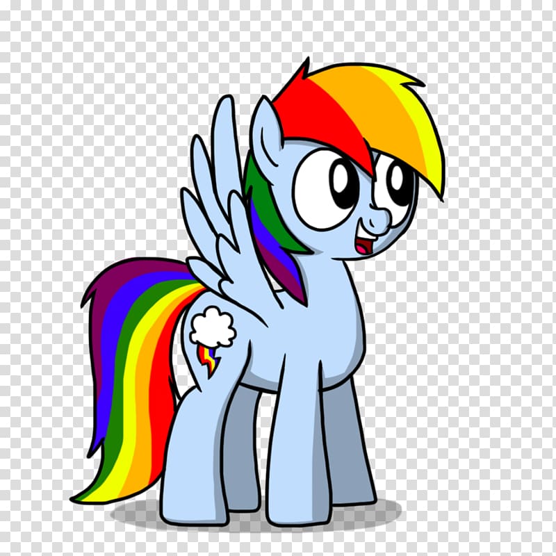 Rainbow Dash Pony Art Television show Character, girls love best transparent background PNG clipart