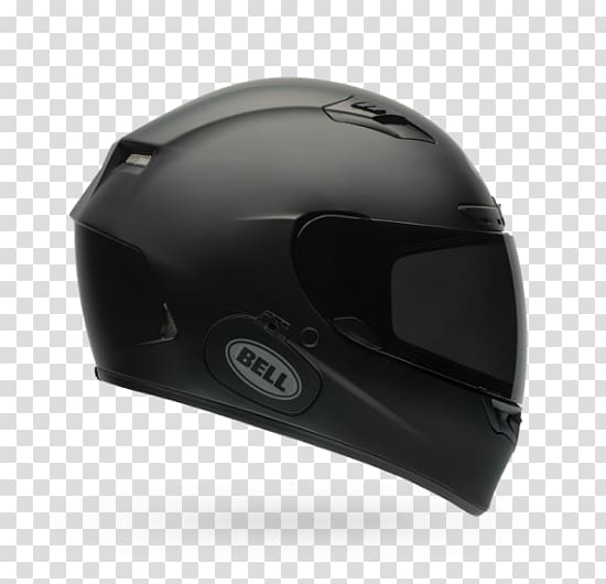 Motorcycle Helmets Bell Sports DLX, black x chin transparent background PNG clipart