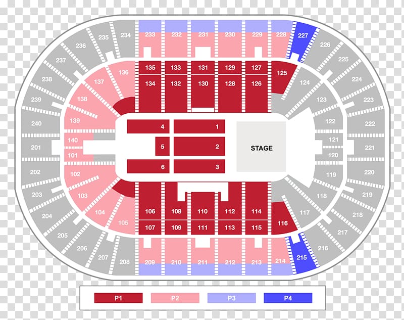 U.S. Bank Arena Target Center Seating assignment Seating plan Concert