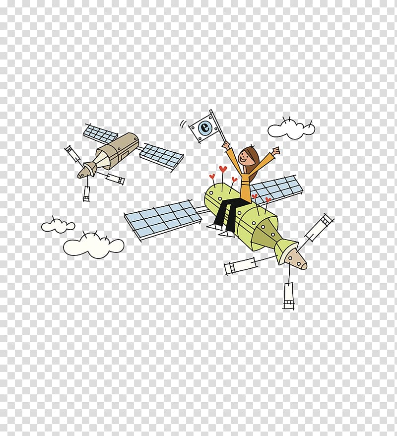 Satellite ry Outer space Communications satellite, space travel transparent background PNG clipart